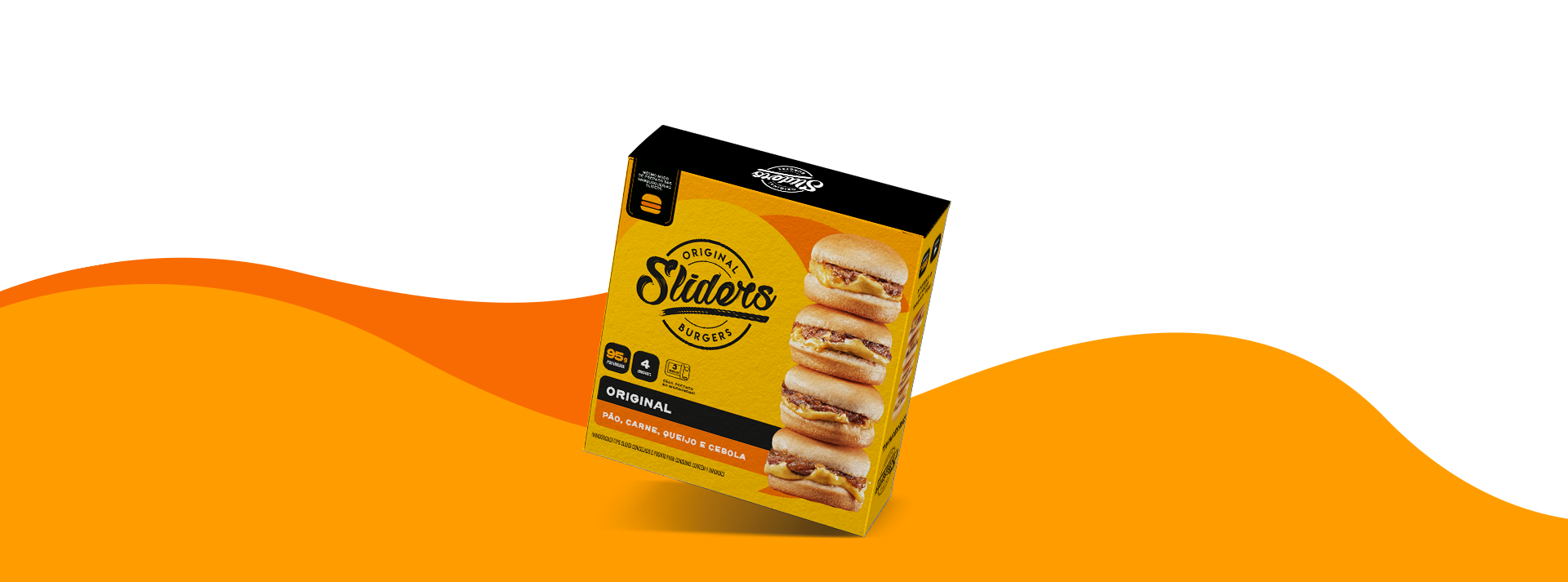 embalagens de sliders sabor original